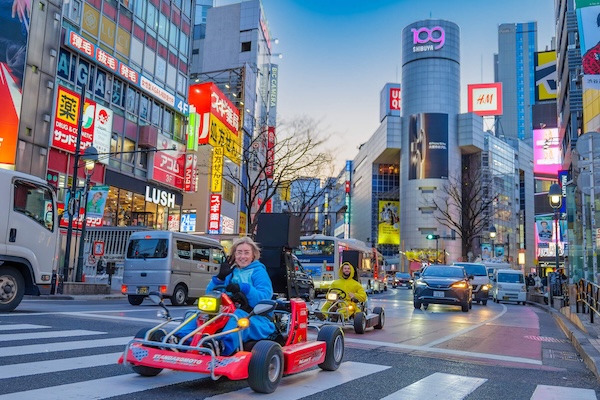Go karting in Shibuya, Tokyo